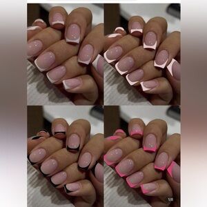 Stylish French Tip Nail Art